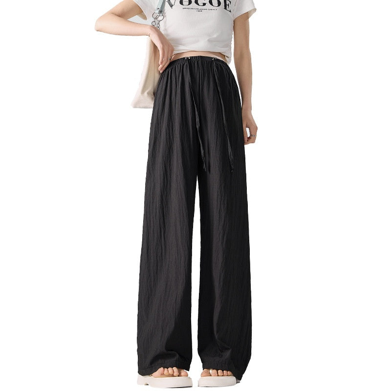 Yamamoto Style Slimming Pants for Women – Laid-Back Spring Casual Trousers