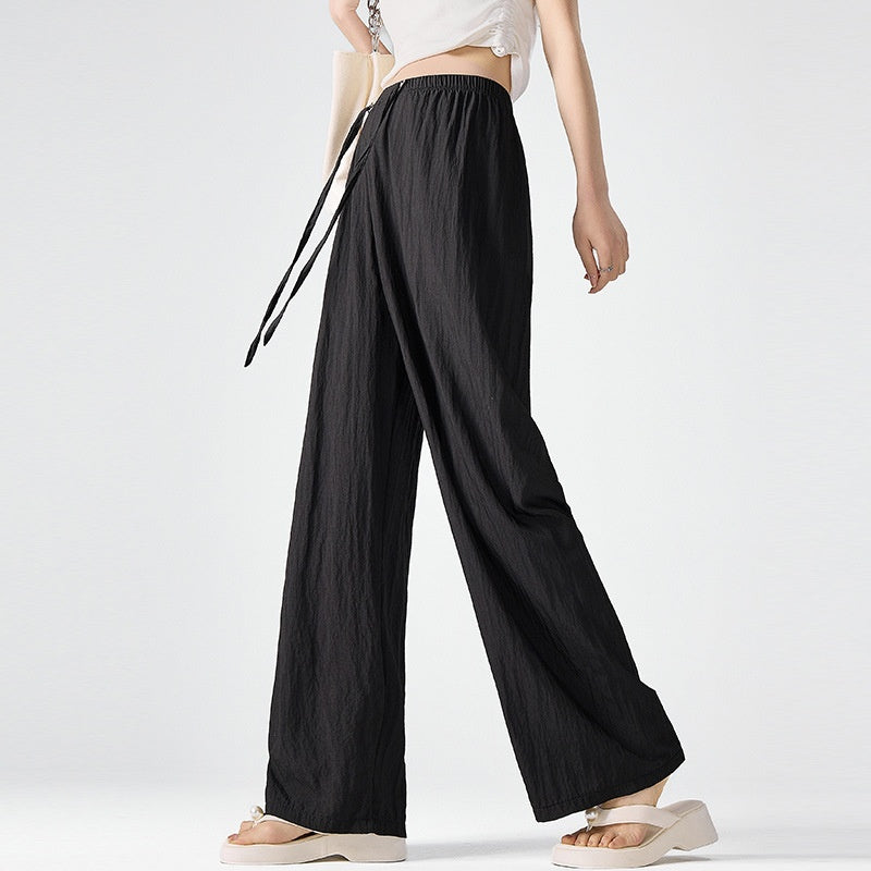 Yamamoto Style Slimming Pants for Women – Laid-Back Spring Casual Trousers