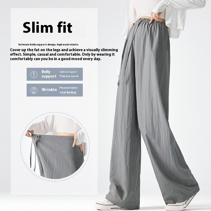 Yamamoto Style Slimming Pants for Women – Laid-Back Spring Casual Trousers