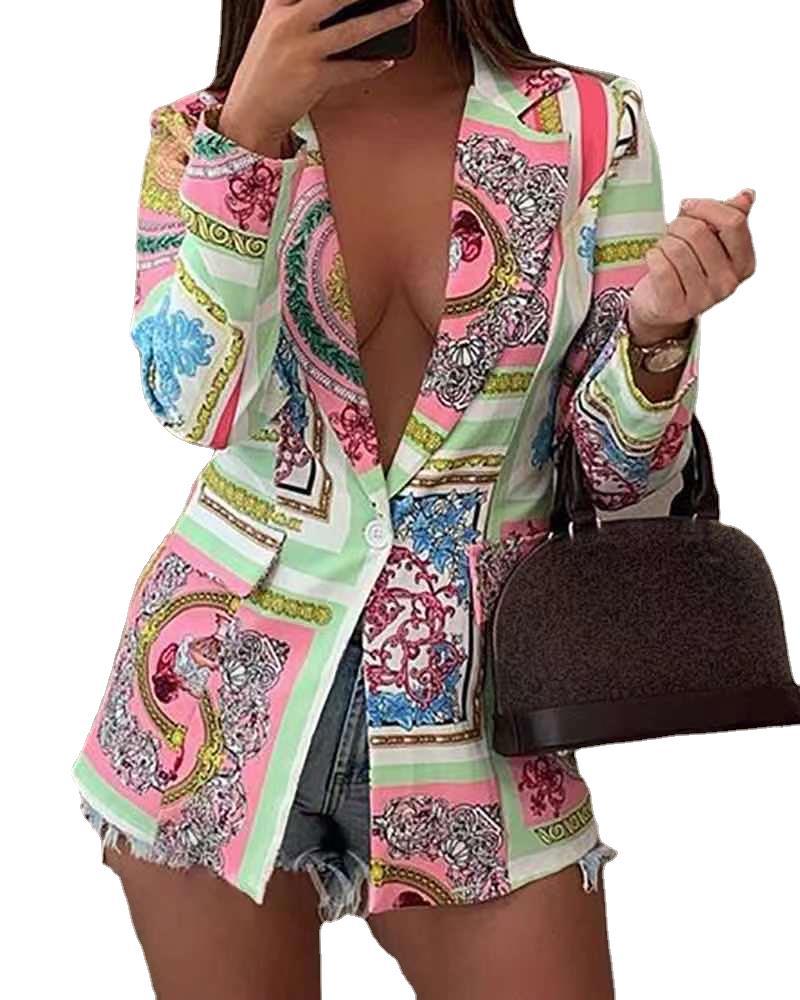 Casual Sexy Long Sleeve Shirt Suit