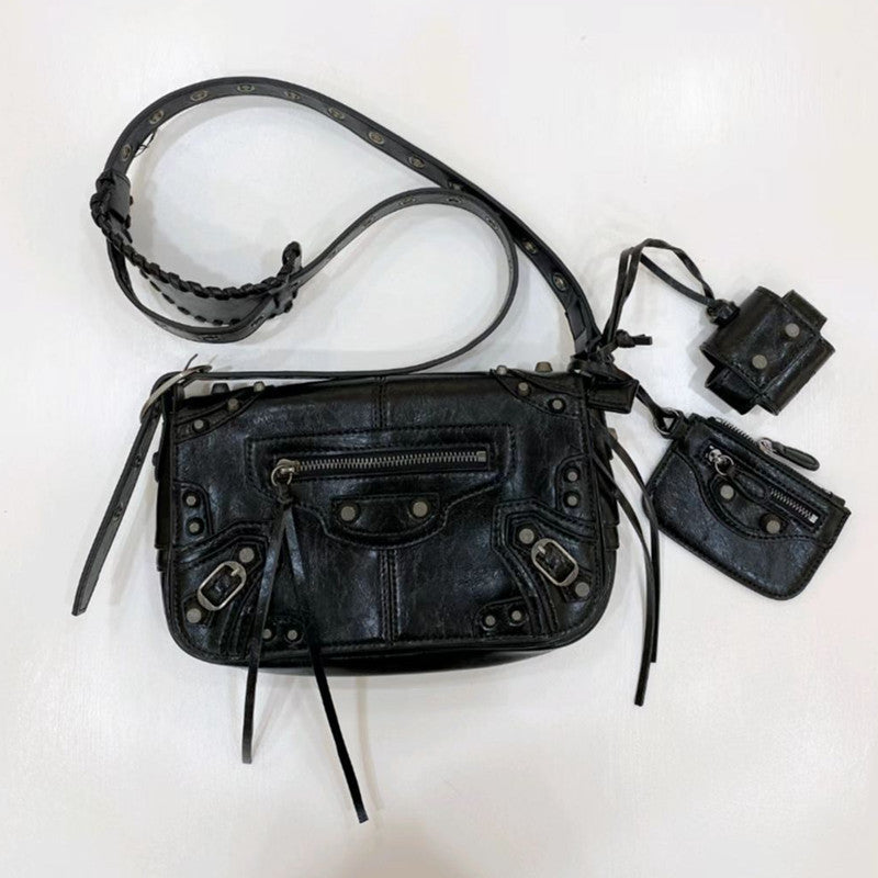 Autumn And Winter New Vintage Willow Nail Camera Bag