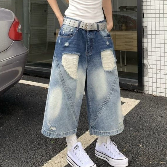 Personality American Retro Jeans For Women