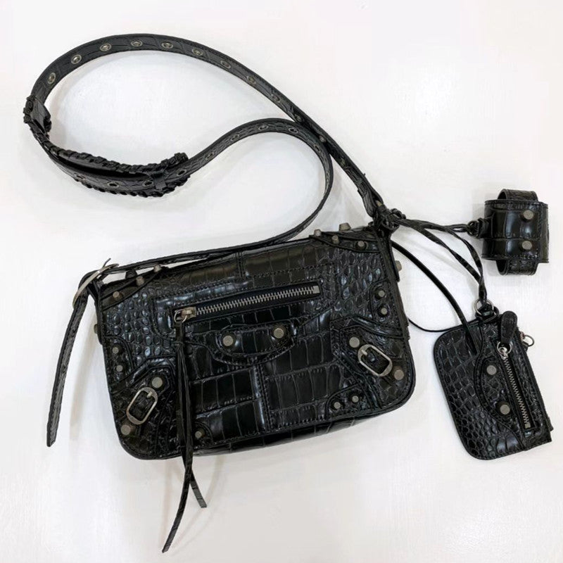Autumn And Winter New Vintage Willow Nail Camera Bag