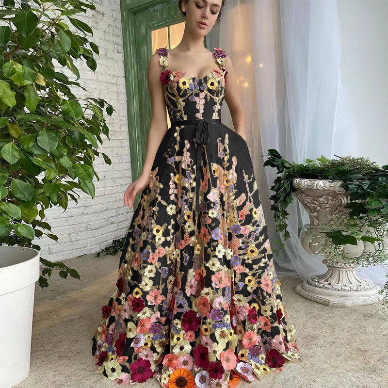 Premium women’s evening gown with sequins