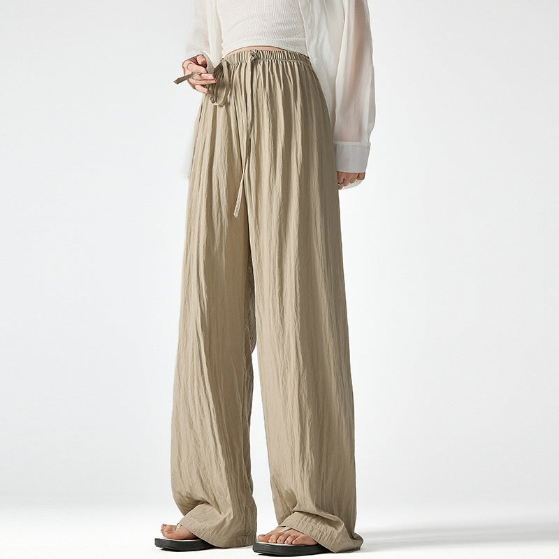 Yamamoto Style Slimming Pants for Women – Laid-Back Spring Casual Trousers