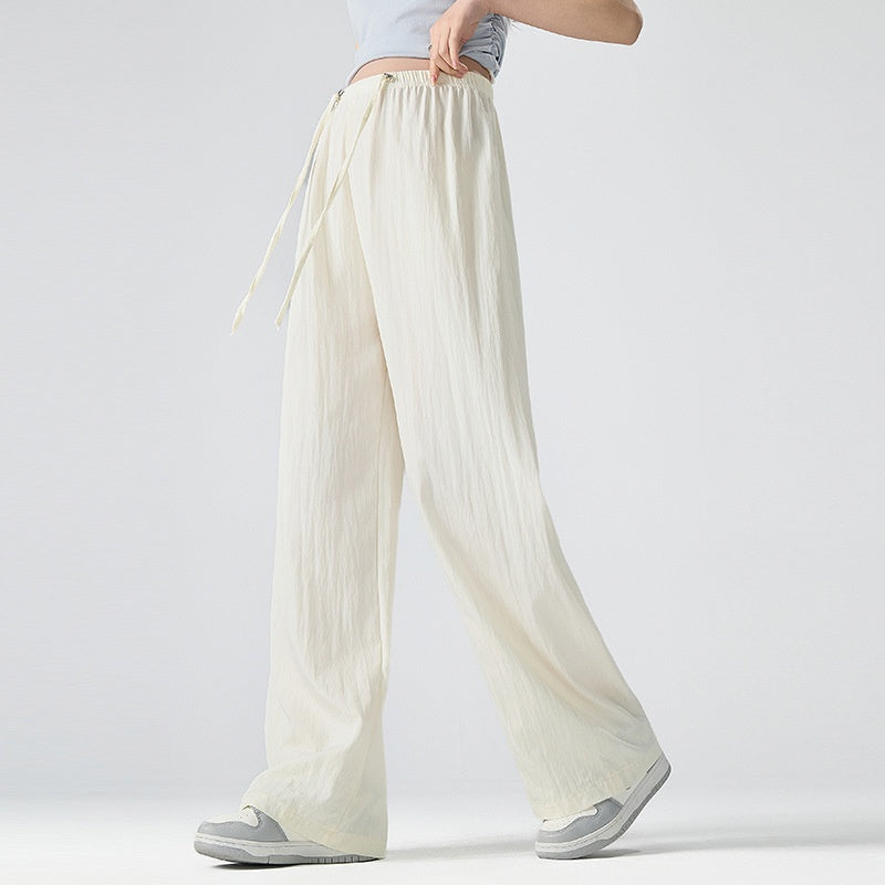 Yamamoto Style Slimming Pants for Women – Laid-Back Spring Casual Trousers
