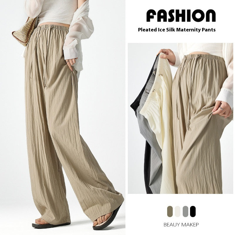 Yamamoto Style Slimming Pants for Women – Laid-Back Spring Casual Trousers