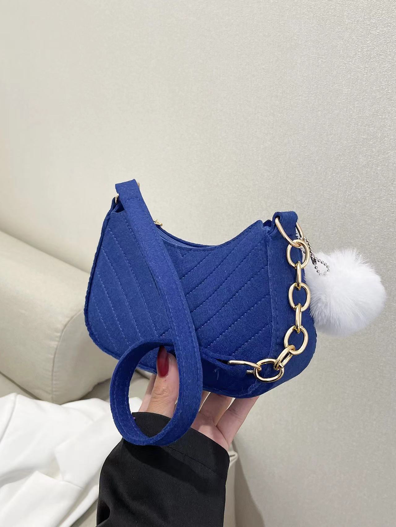 Casual Women's New Retro Solid Color Shoulder Messenger Bag