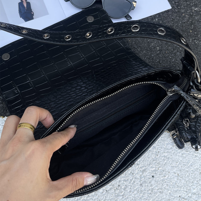 Autumn And Winter New Vintage Willow Nail Camera Bag