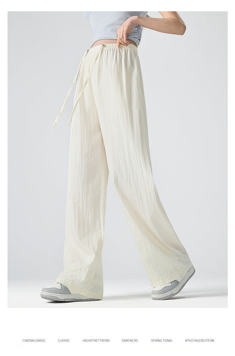 Yamamoto Style Slimming Pants for Women – Laid-Back Spring Casual Trousers