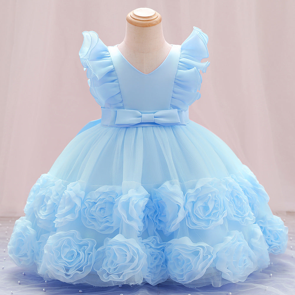 Girls' Children's Vest Princess Dress