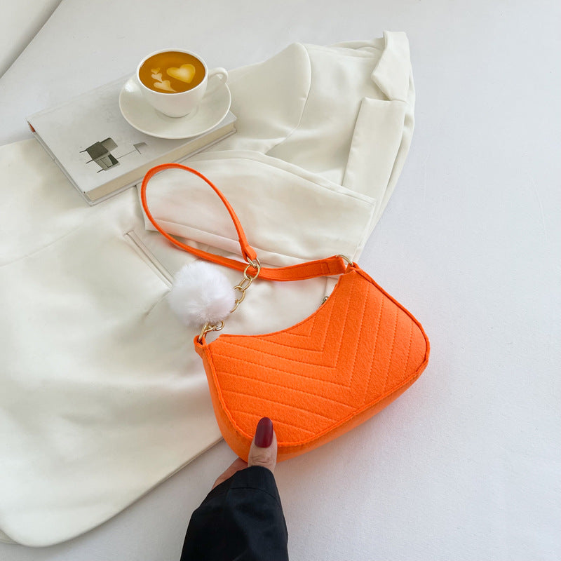 Casual Women's New Retro Solid Color Shoulder Messenger Bag
