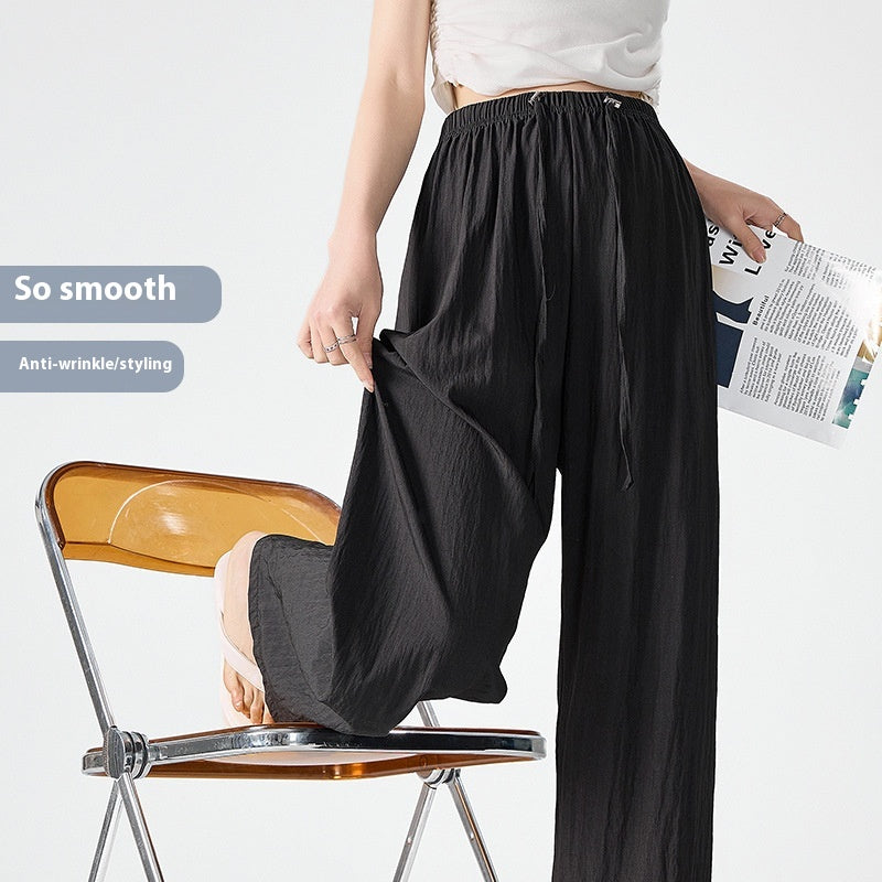 Yamamoto Style Slimming Pants for Women – Laid-Back Spring Casual Trousers