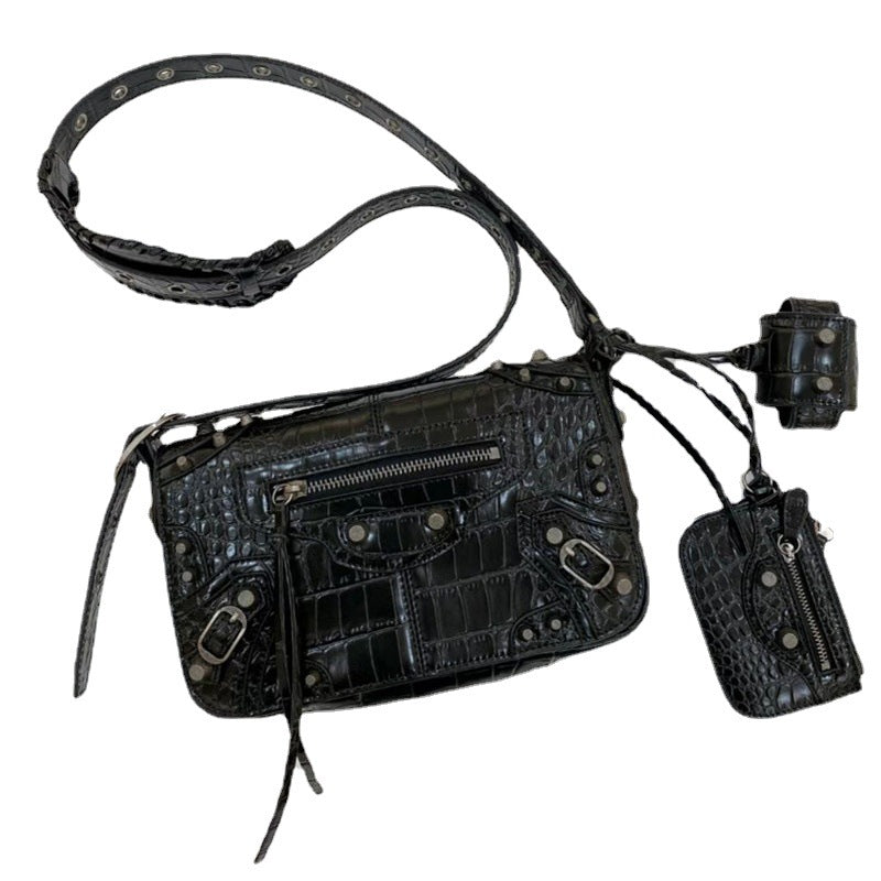 Autumn And Winter New Vintage Willow Nail Camera Bag